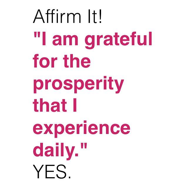 affirmation abundance