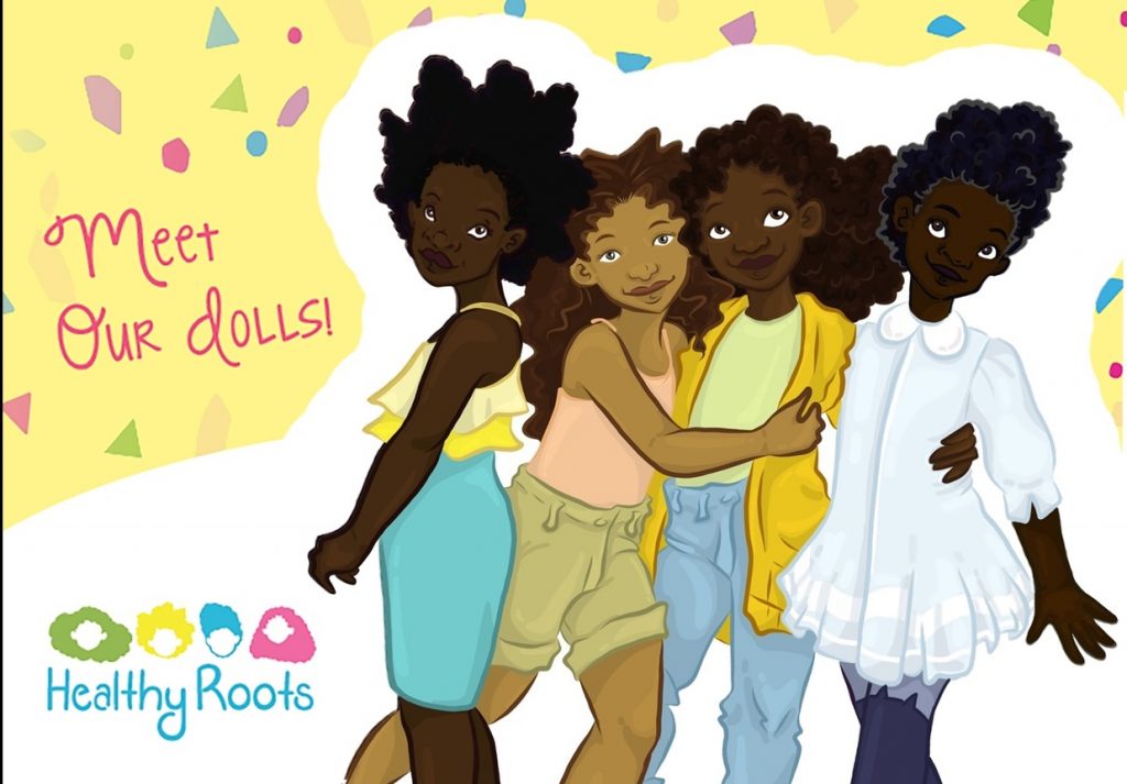 healthy natural hair dolls