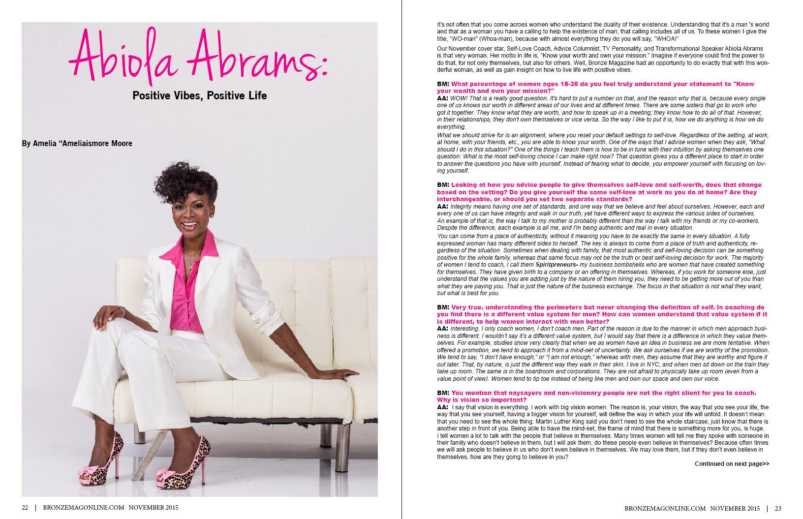 Lifestyle Expert, Abiola Abrams