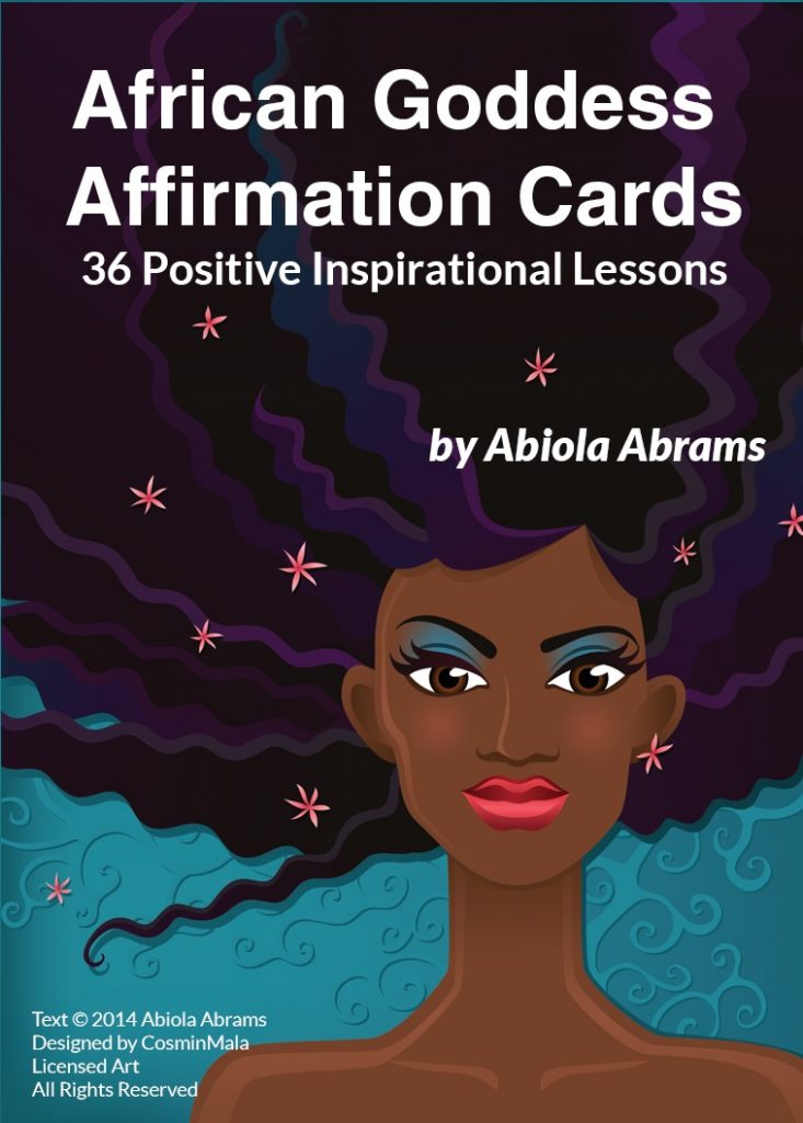 African Goddess Affirmation Cards Box