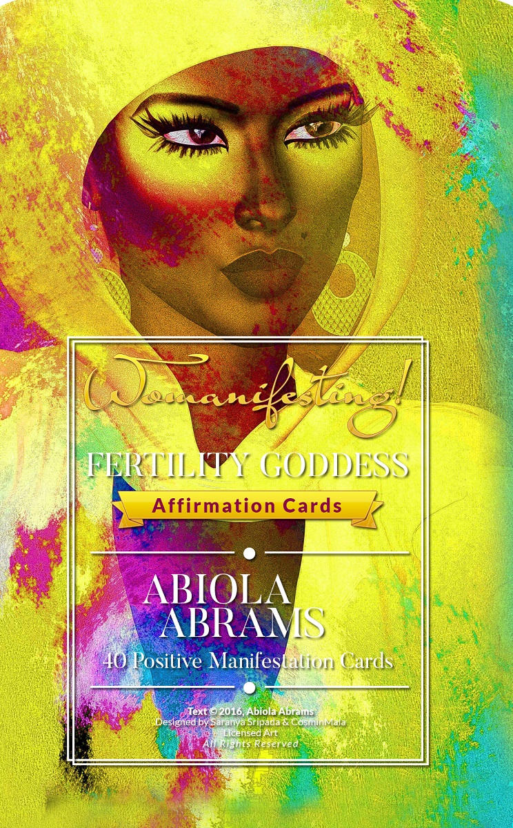 Womanifesting Fertility Goddess Affirmation Oracle Cards