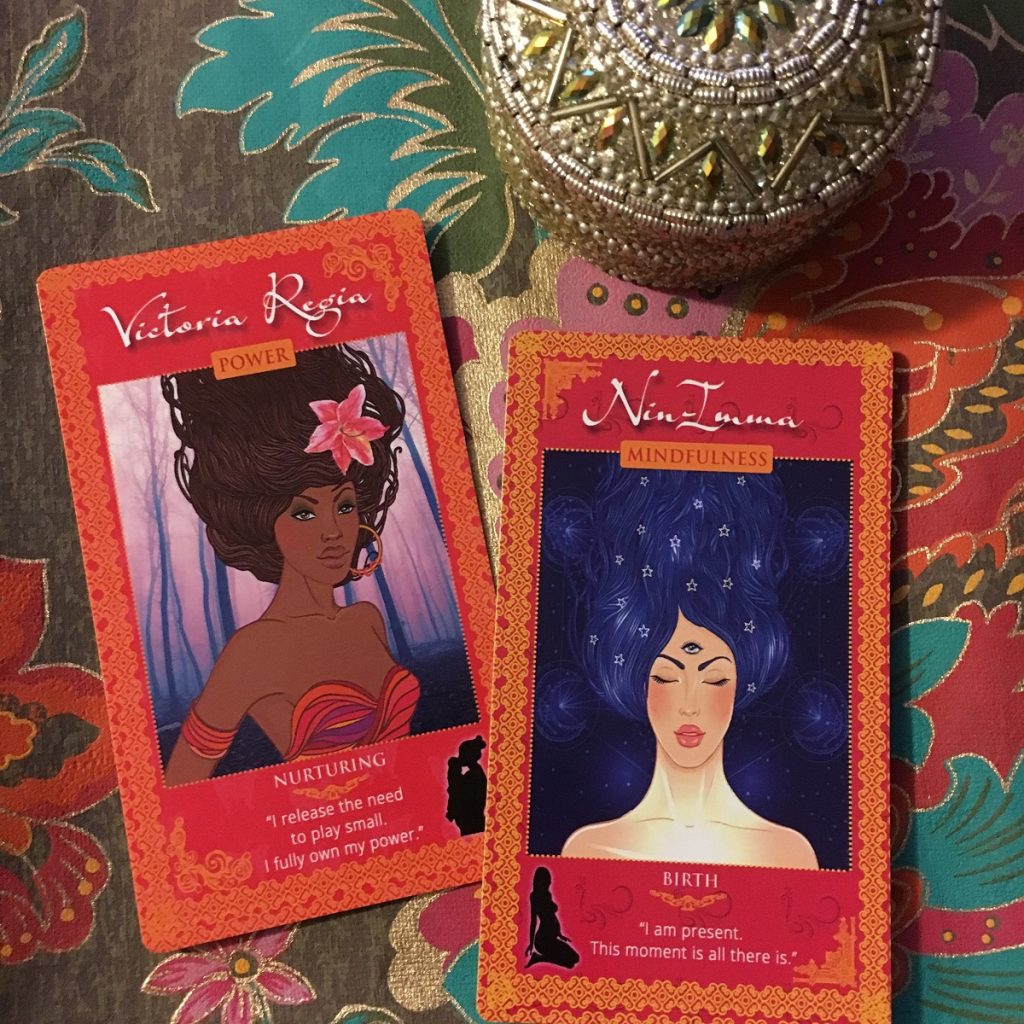 Womanifesting Goddess Cards Ninimma Victoria Regia