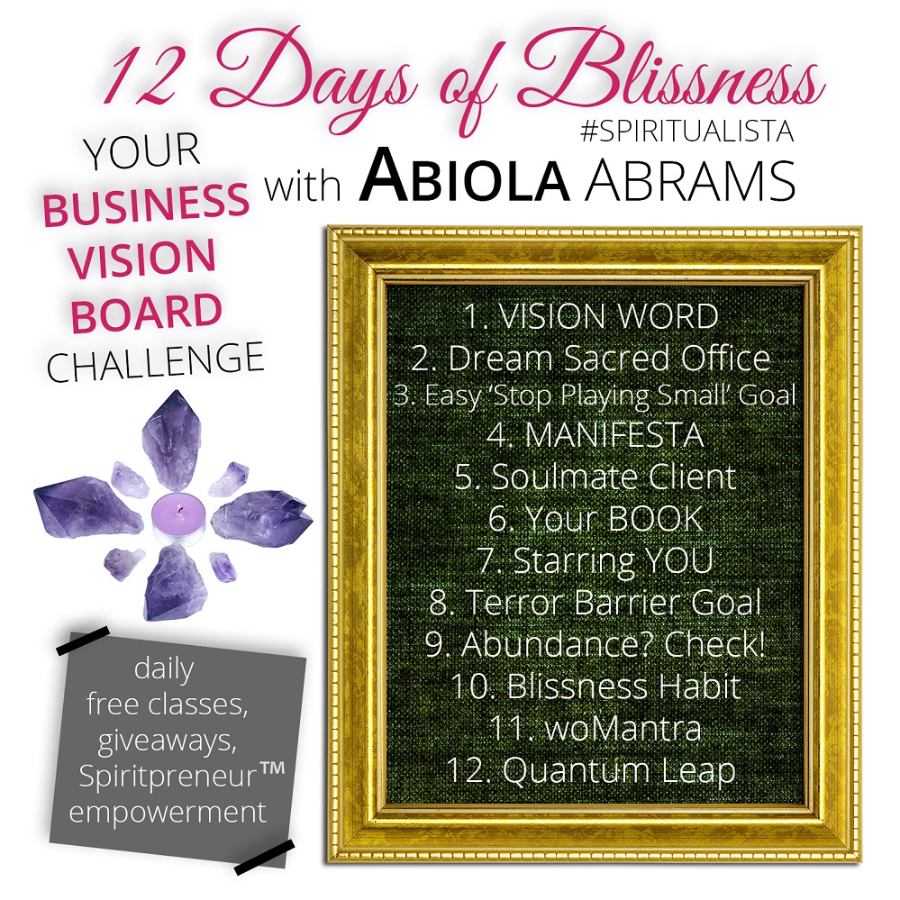 one word - business vision board challenge