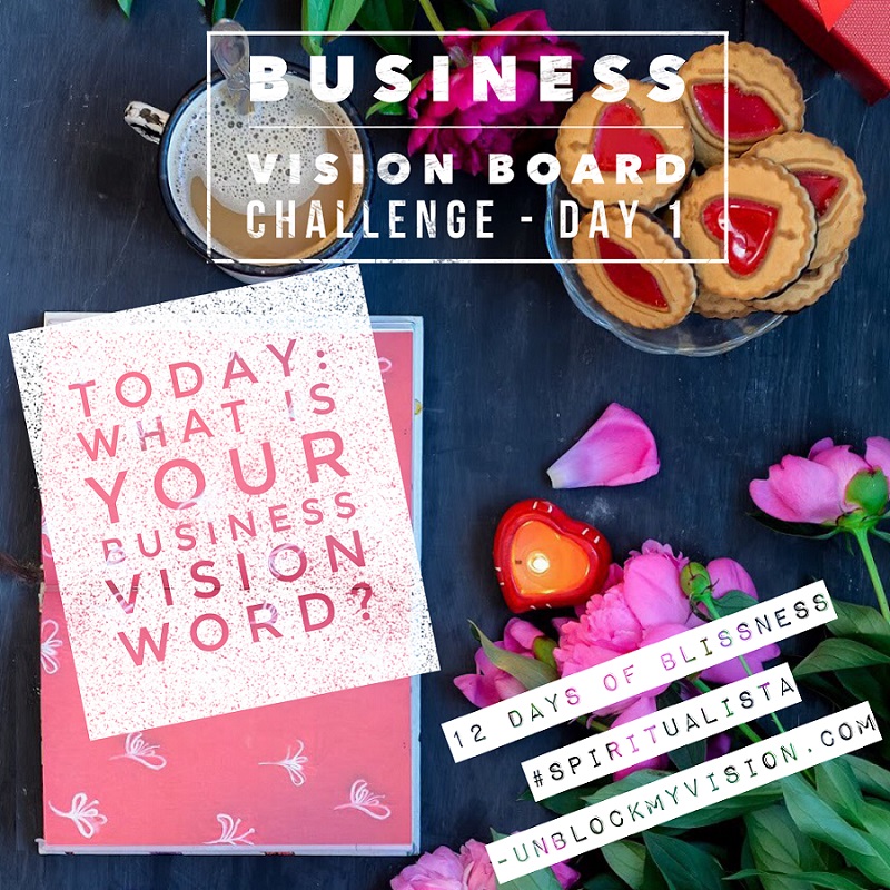 Business Vision Board Challenge - New Year's Blessing