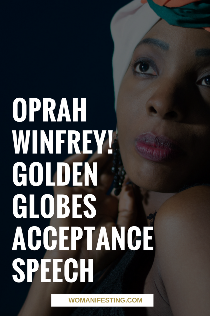 Oprah Winfrey Golden Globes Cecil B. DeMille Award Acceptance Speech