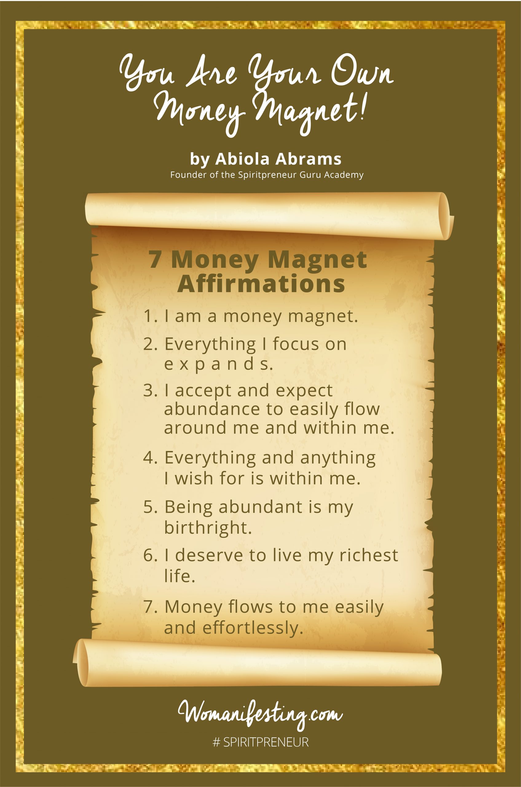 Money Magnet Affirmations