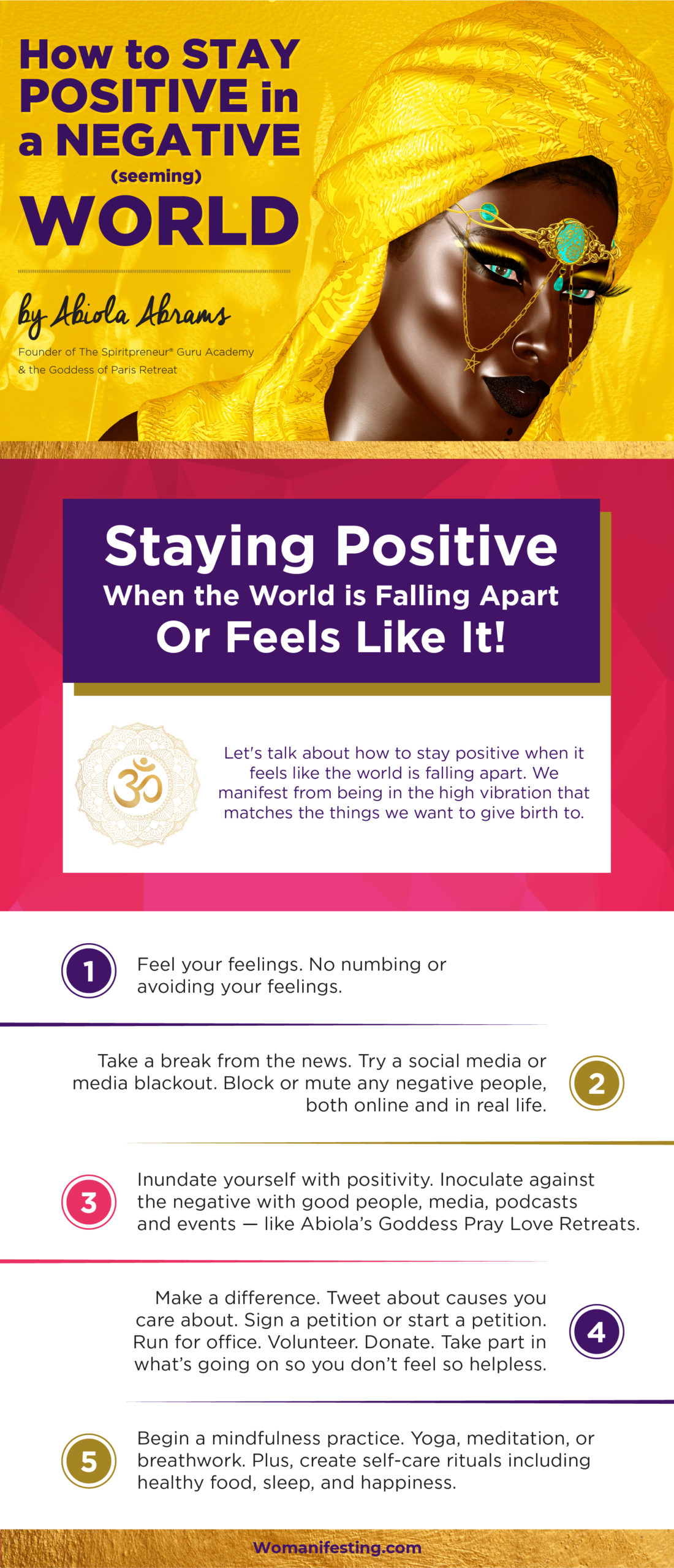 How to Stay Positive in a Negative World