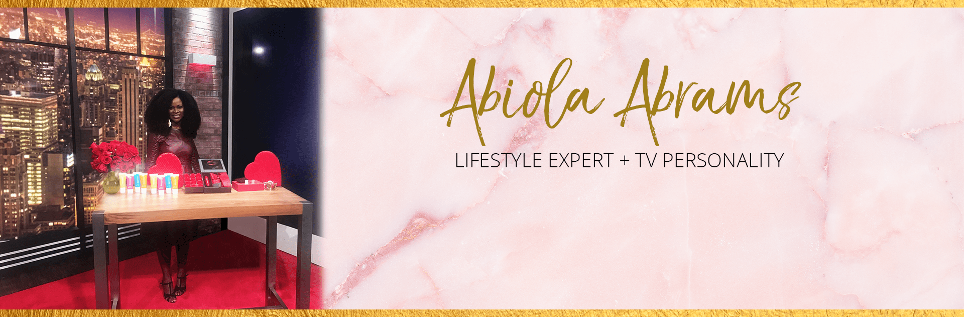 TV Host Wellness Lifestyle Expert Abiola Abrams