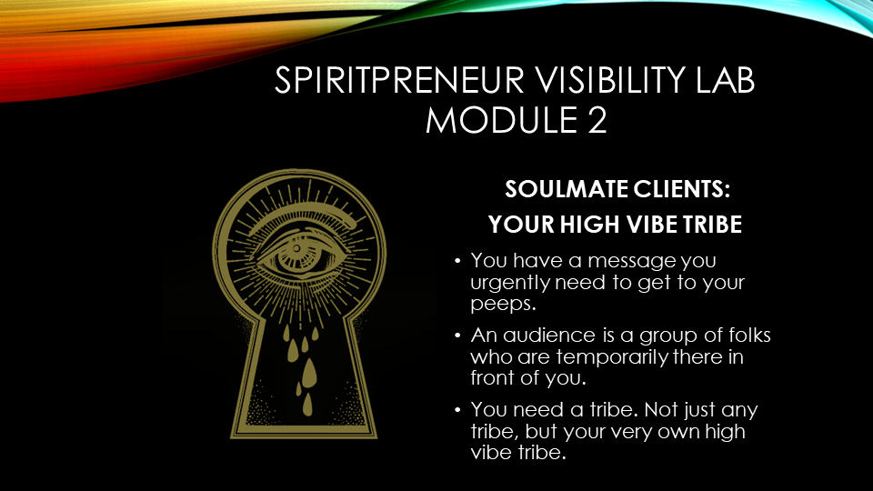 Spiritpreneur Visibility Mindset Module 2