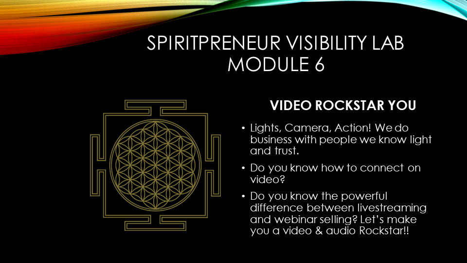 Spiritpreneur Visibility Mindset Module 6