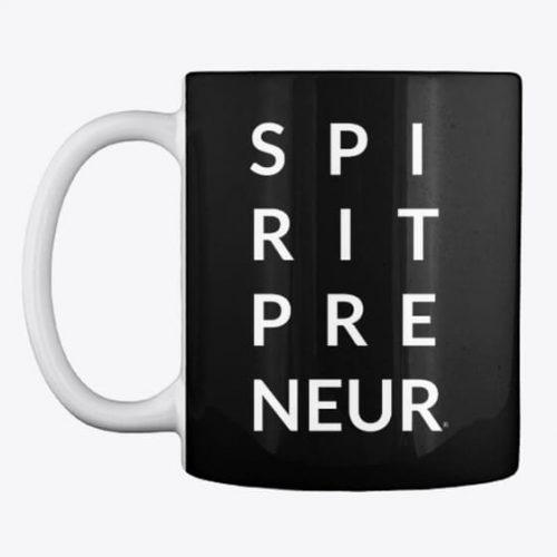 The Official Spiritpreneur® Mug (Black) - front