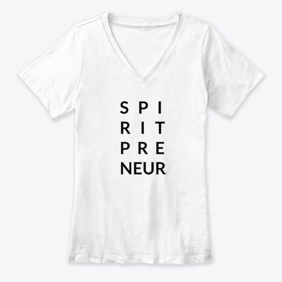 Official Spiritpreneur® Shirt (White) - front