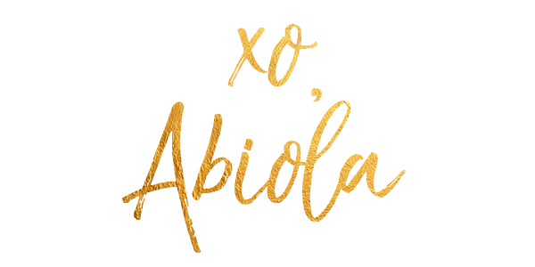 Abiola signature - Mothers day blessings