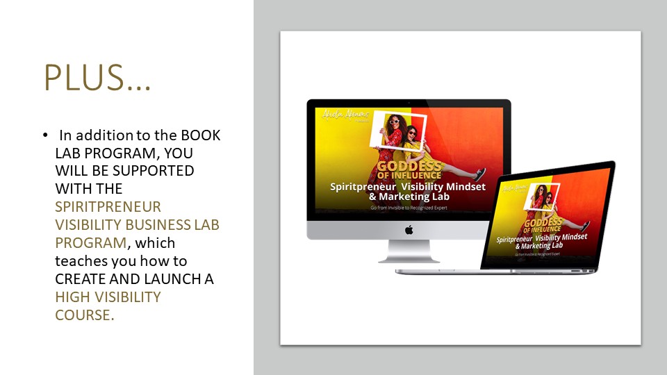 Spiritual Entrepreneur to Author Coaching Program