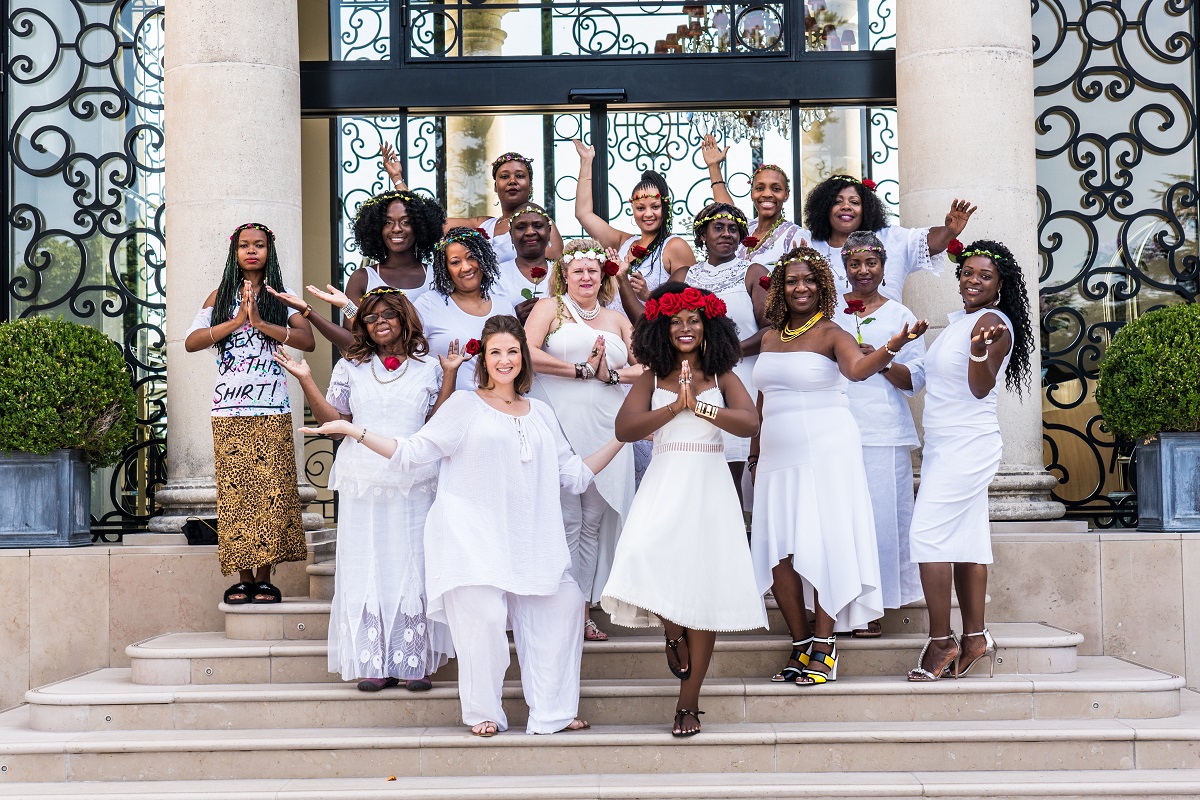 Goddess Group Stairs Final sm Goddess Circle - Sister Circle for women