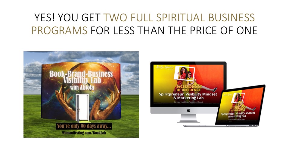 Spiritual Entrepreneur to Author Coaching Program