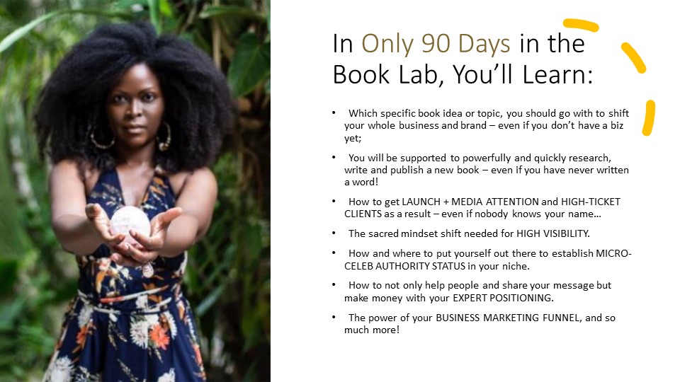 1 Spiritual Entrepreneur to Author Coaching Program