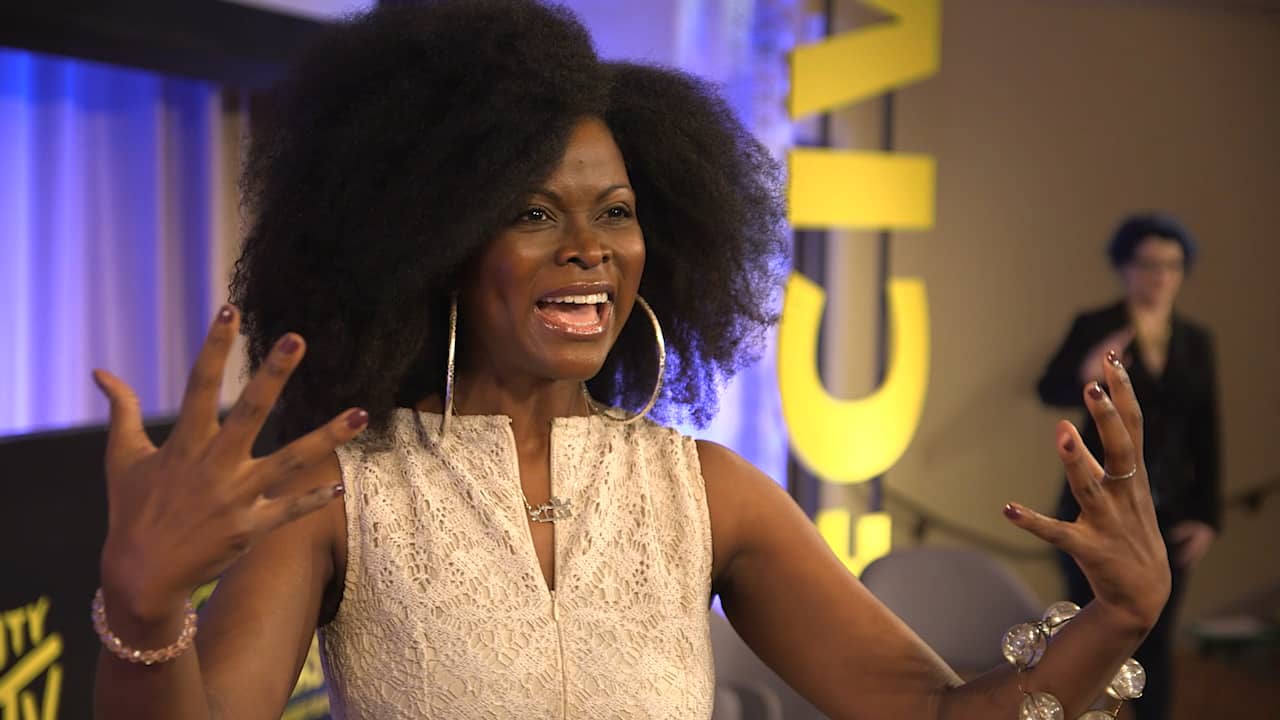 Abiola Abrams Chicago Ideas Tedx chicago speaker stage