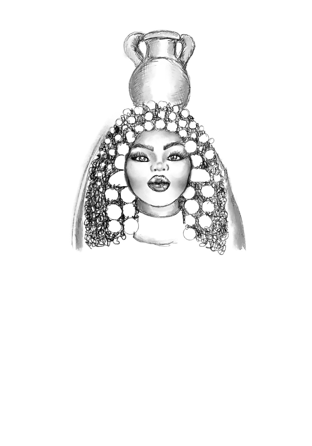 Goddess Tanit by Destiney Powell Tanit - African Goddess Initiation by Abiola Abrams