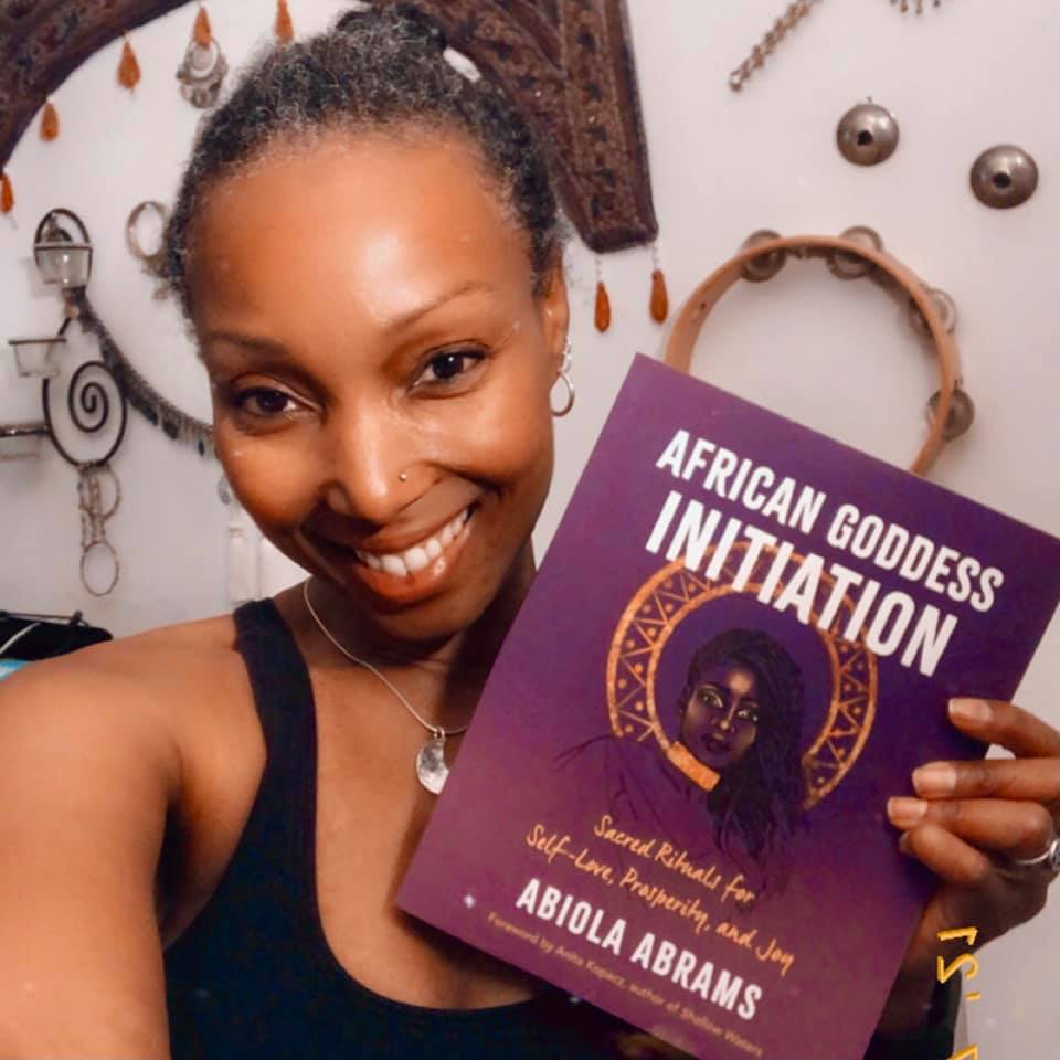 Donna Lynne Art with African Goddess Initiation: Sacred Rituals for Self-Love, Prosperity and Joy book by Abiola Abrams.