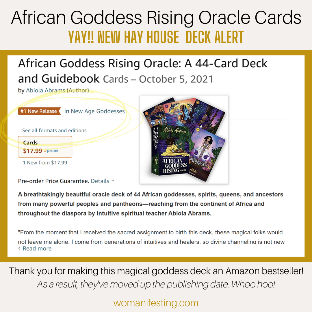 African Goddess Rising Oracle Cards #1