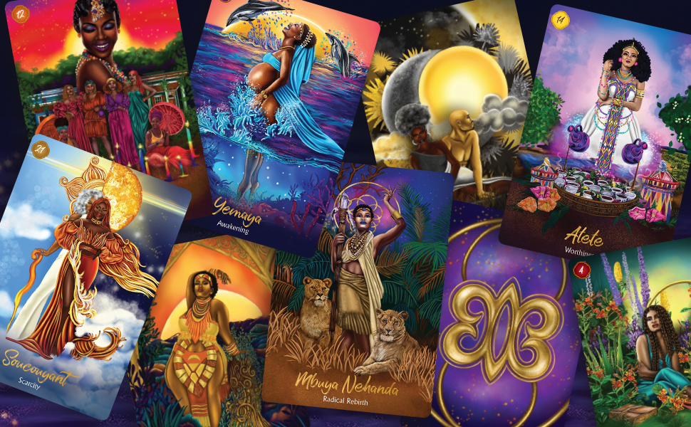 African Goddess Rising Oracle Cards by Abiola - Hay House African Goddess Rising Oracle Cards by Abiola - Hay House