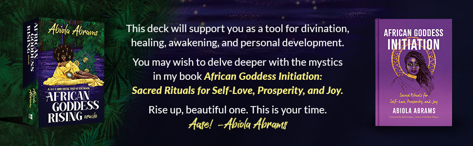 African Goddess Rising Oracle Cards by Abiola - Hay House