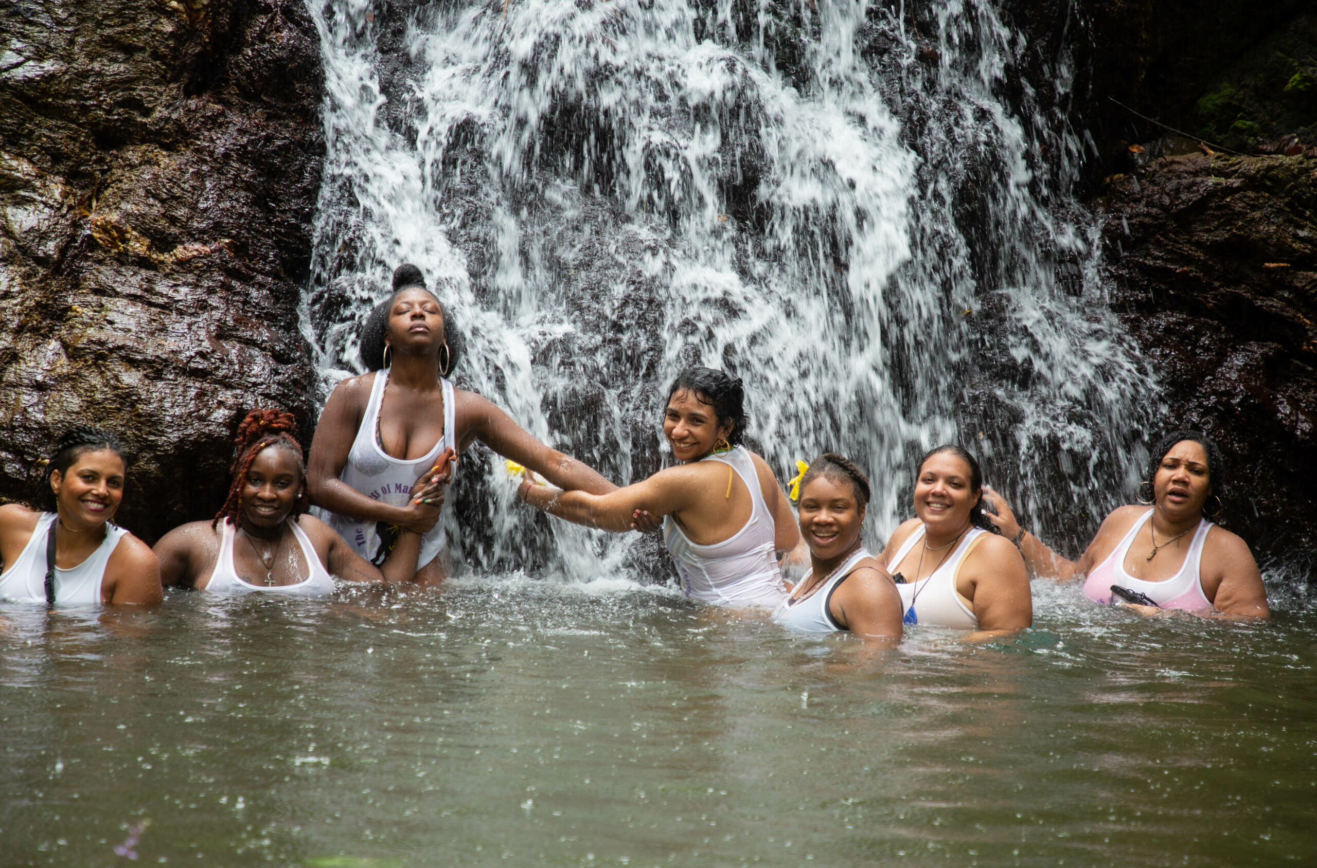 Waterfall Ritual - Goddess Retreat with Abiola Trinidad and Tobago Womens Empowerment Retreat