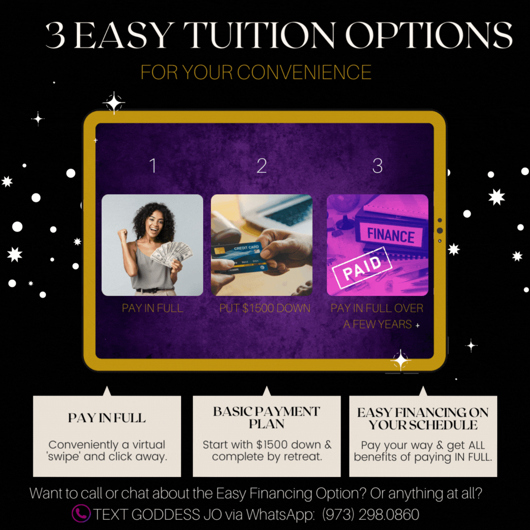 Priestess of Power Retreat Payment Options Goddess Retreat Payment Options