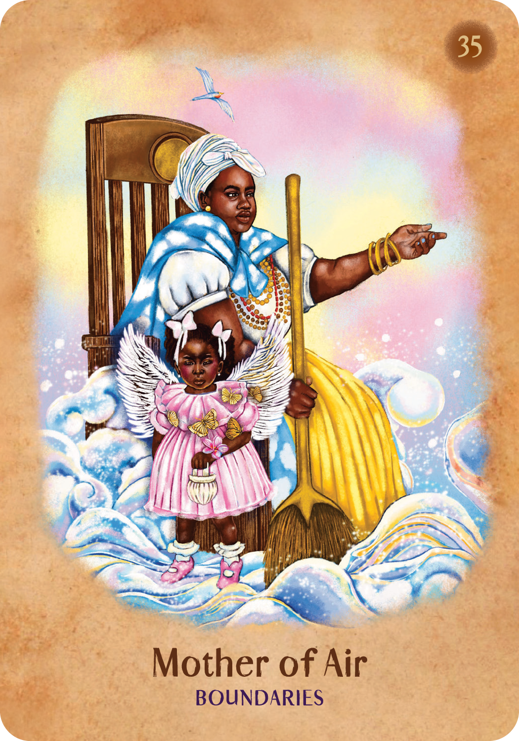 MOTHER OF AIR CARD- Secrets of Ancestors Cards_Mother of Air