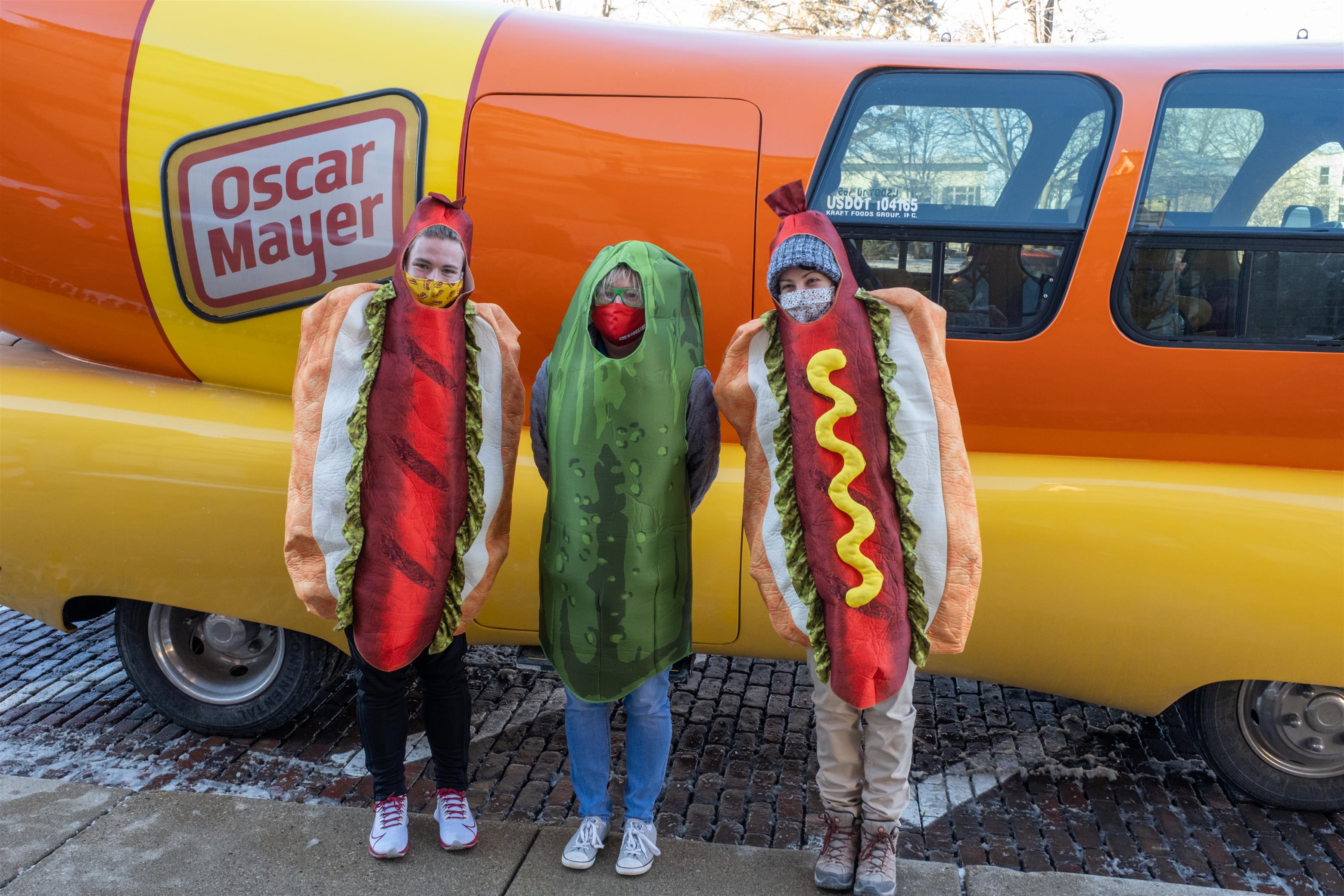 World Famous Wienermobile at the Woodstock Farmers Market