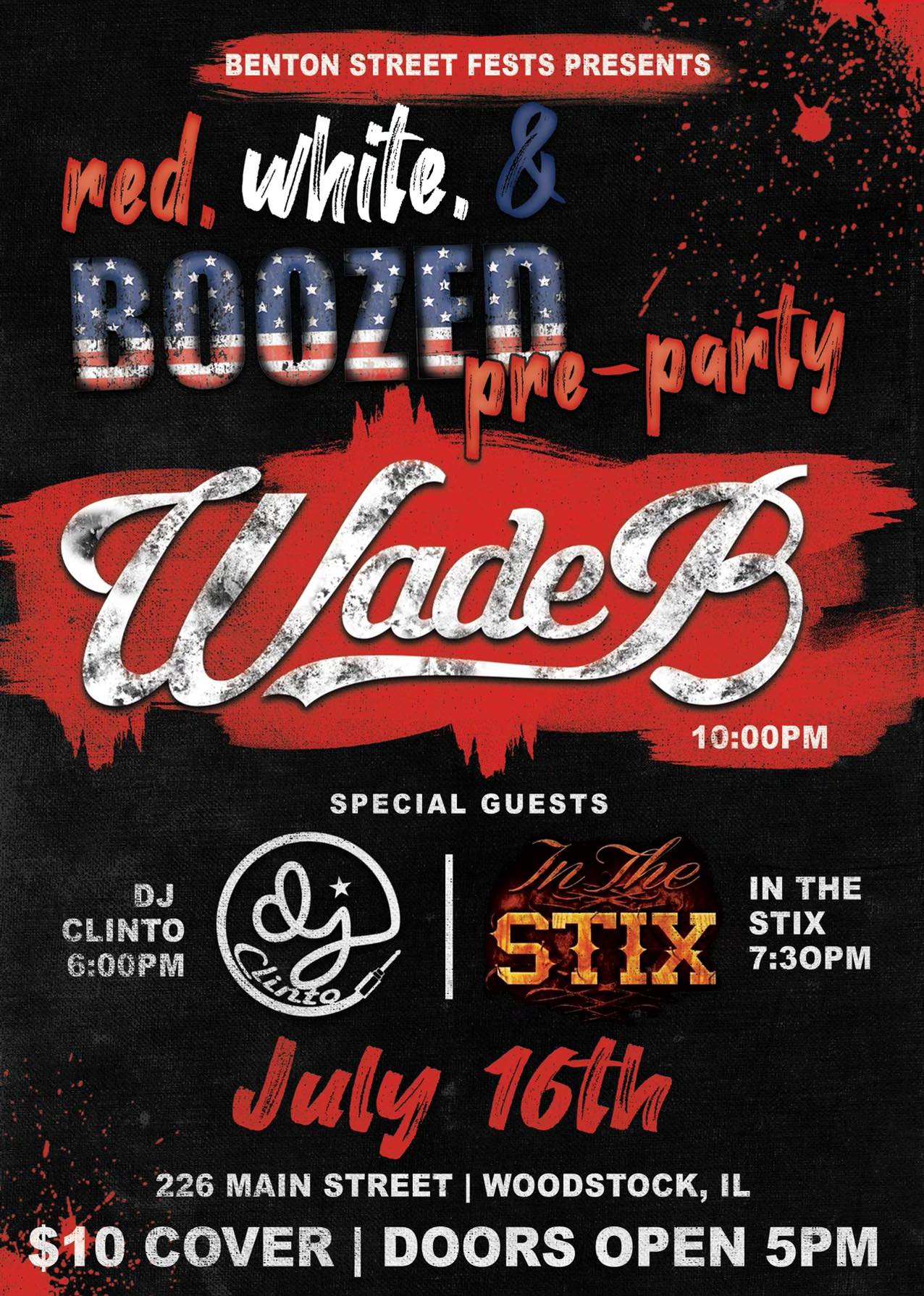 Red, White & Boozed Fest Pre Party