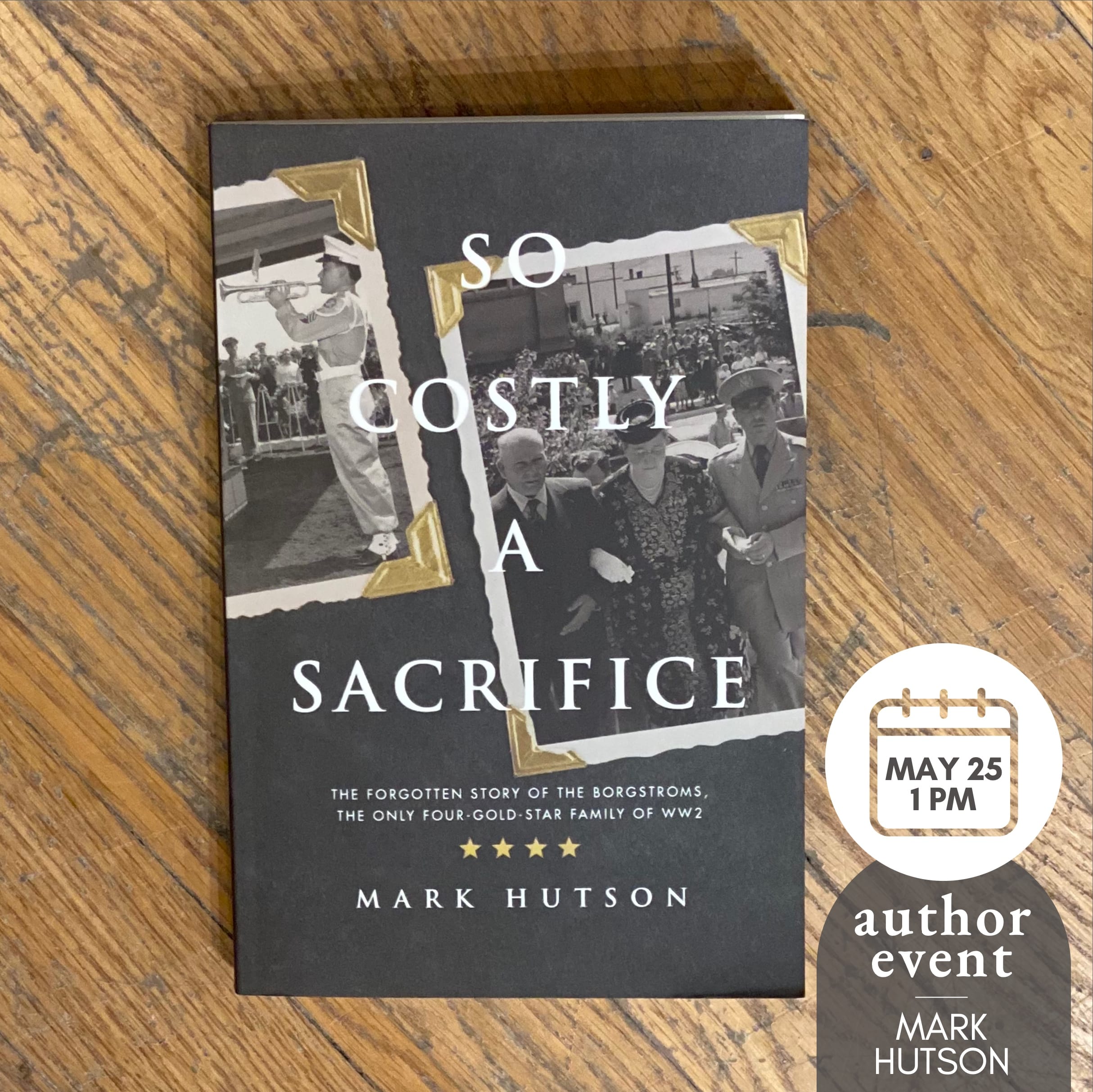 Event with Mark Hutson author of So Costly a Sacrifice