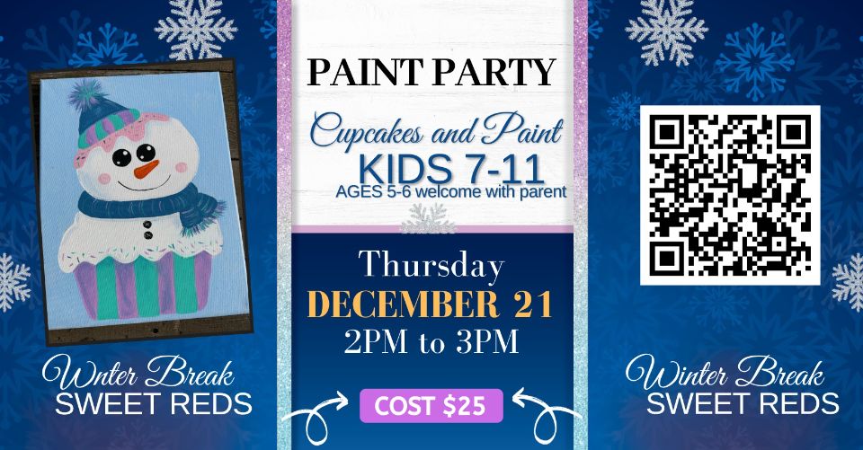 Sweet Reds Sweet Kids Paint Paint Party