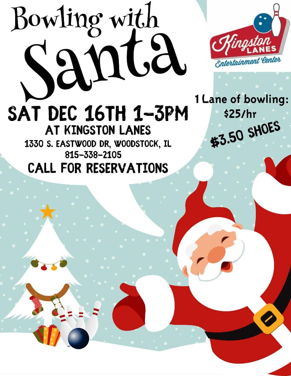 Bowling with Santa