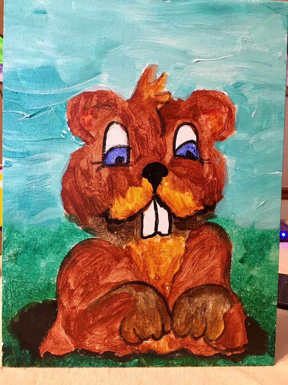 Kids’ Groundhog Paint Party