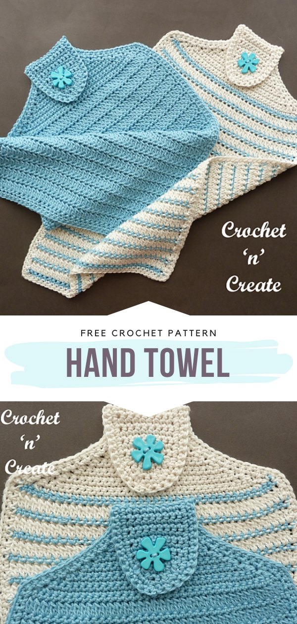 Hanging Kitchen Towel pattern by Crochet 'n' Create