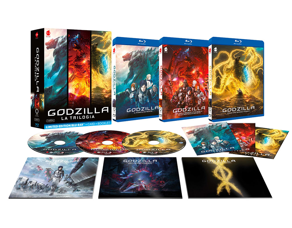 Allanime di Godzilla La trilogia in BluRay  News novità e notizie   DVDWebIT