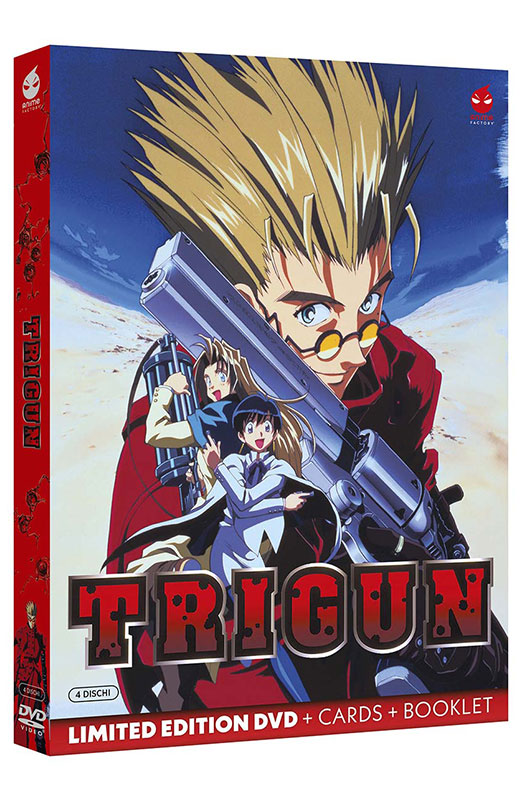 Trigun – Limited Edition Anime Factory 4 DVD + Cards + Booklet