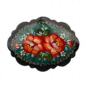 Russian Lacquer Brooch