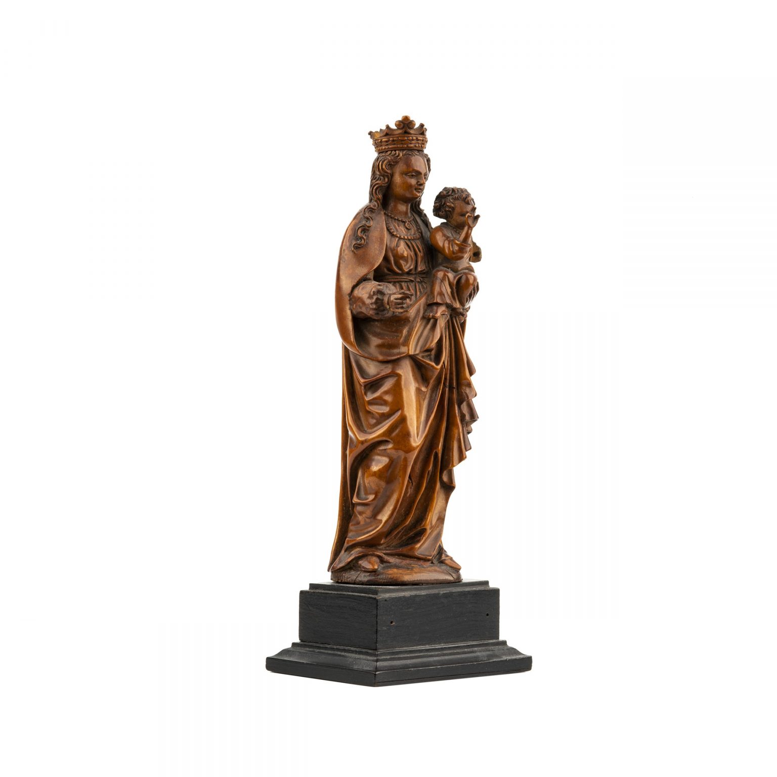 Madonna with child sculpture