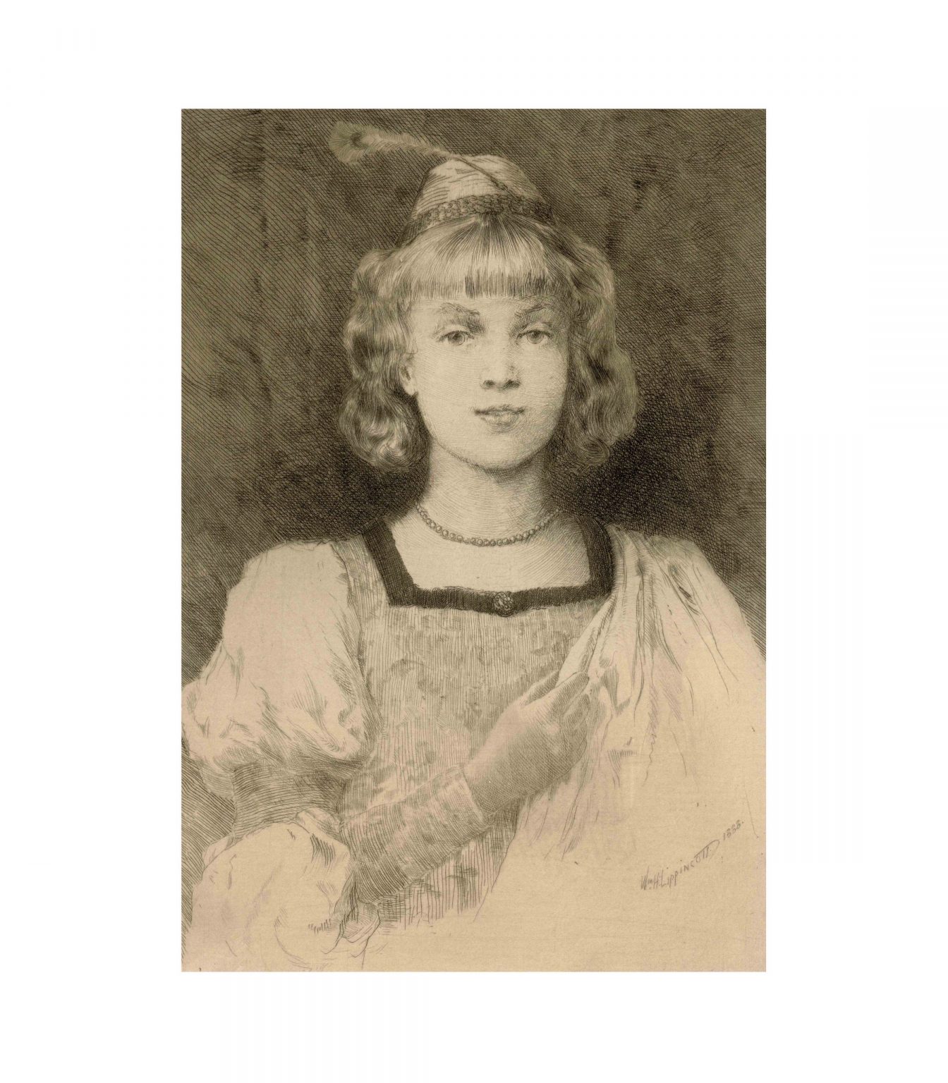 girl portrait print