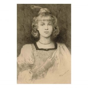 girl portrait print