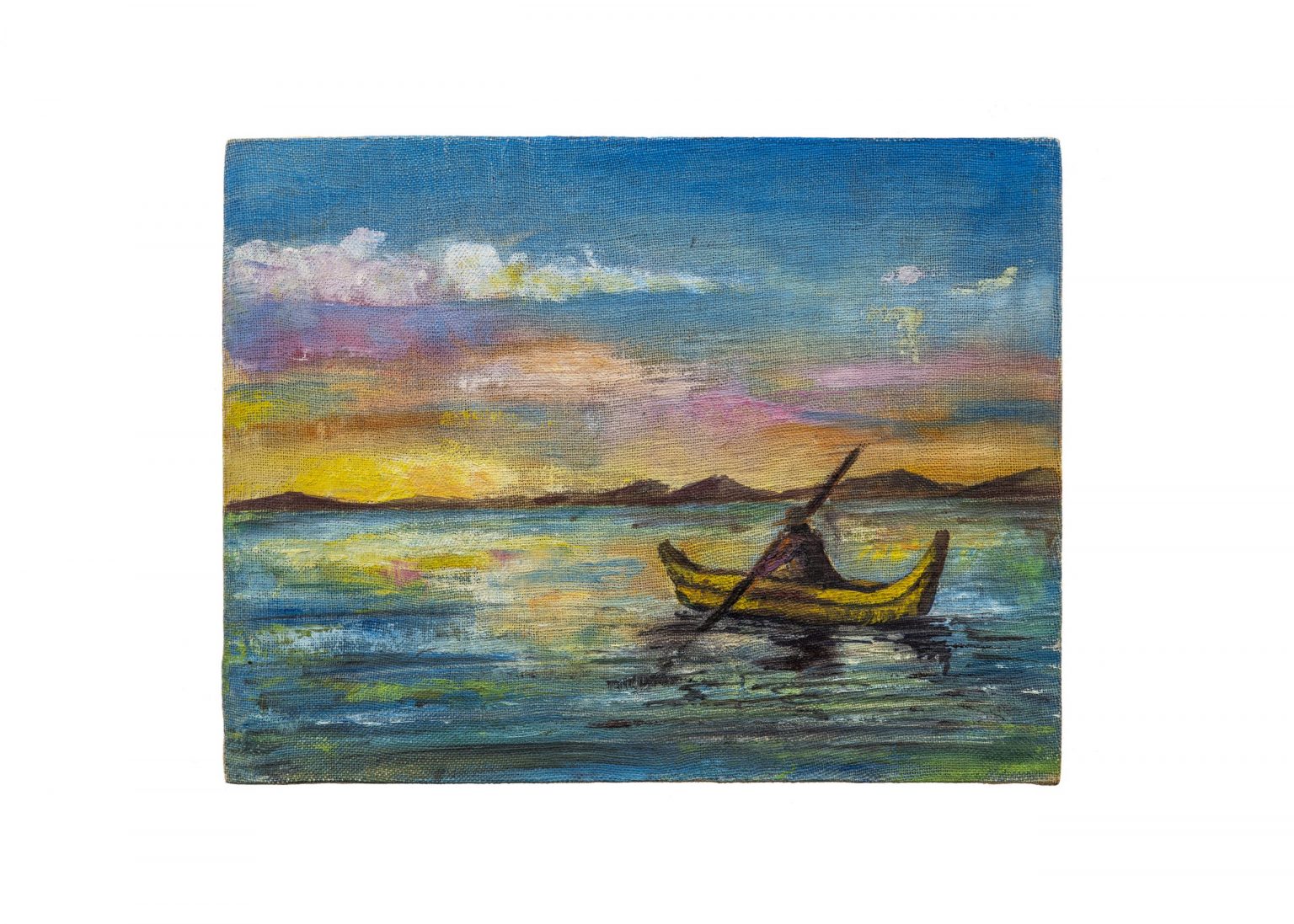 Lake Titicaca painting South America