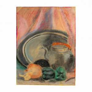 Macke pastel art still life drawing