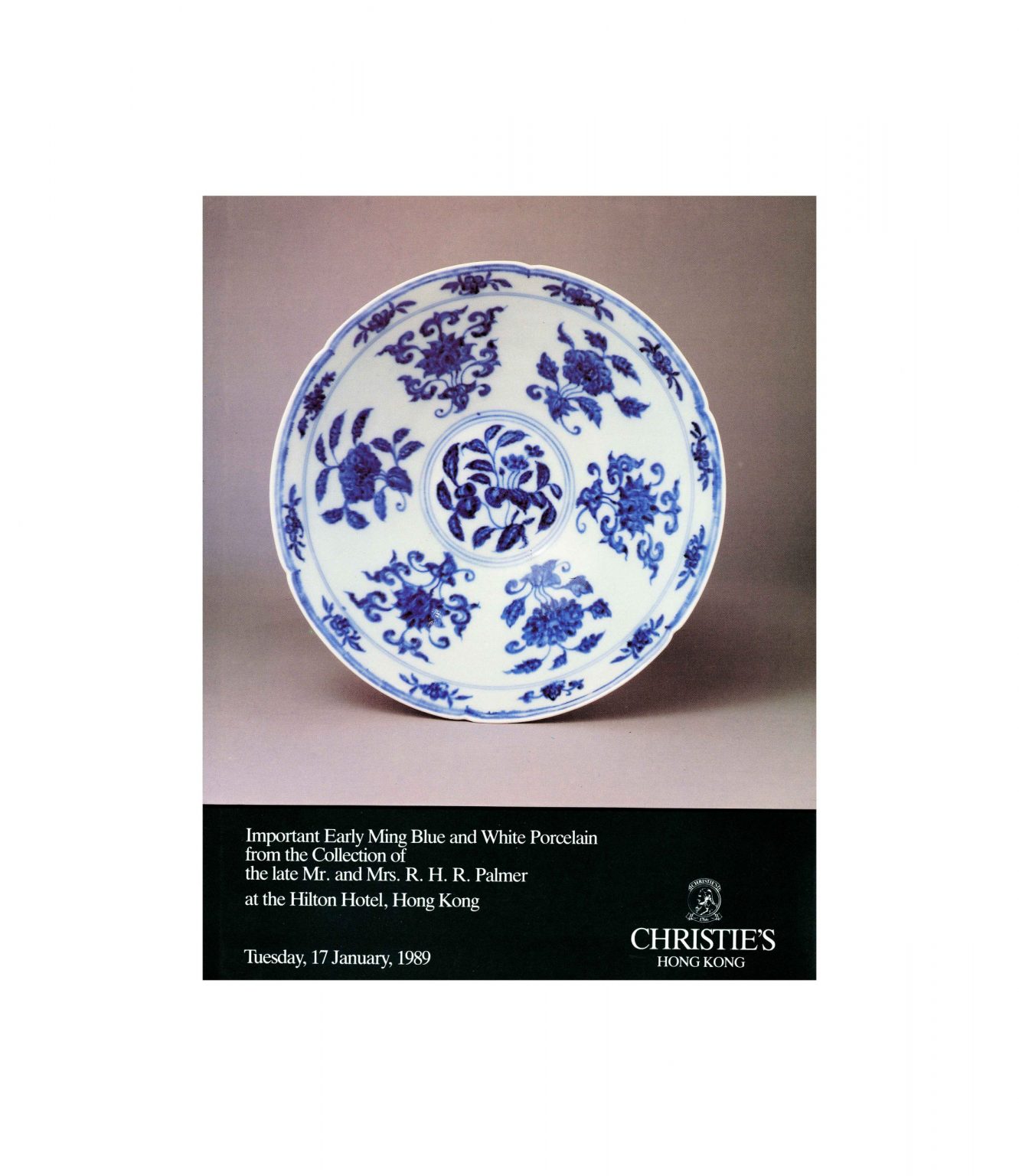 Important Early Blue and White Porcelain from the collection of the late Mr. and Mrs. R.H.R. Palmer