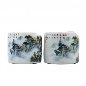 Chinese porcelain flower vases