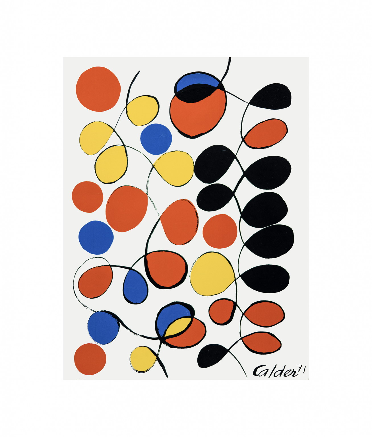 Alexander Calder abstract print