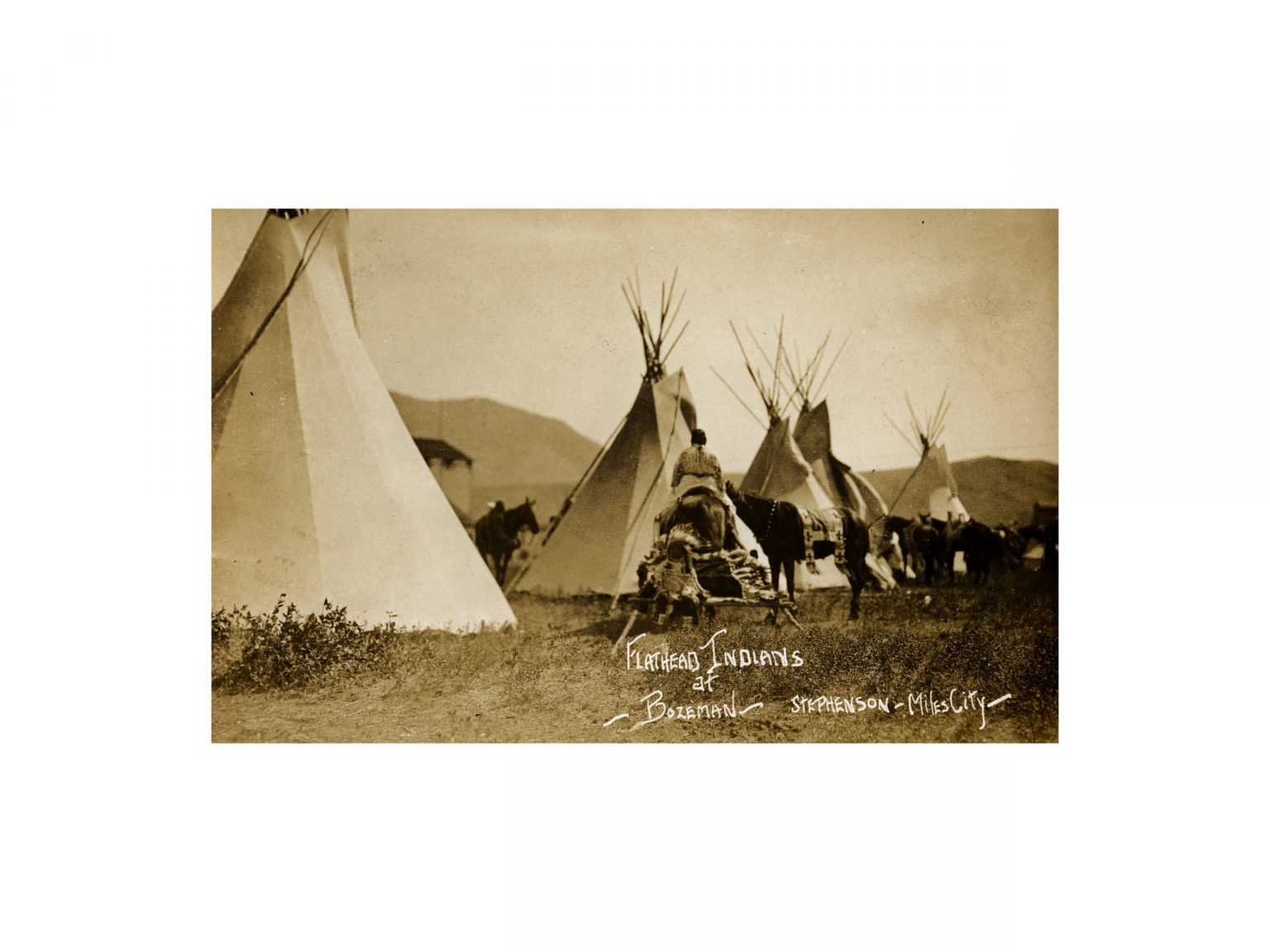 FLATHEAD INDIANS PHOTOGRAPH