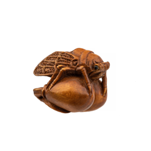 Japanese Ojime Wooden Bead